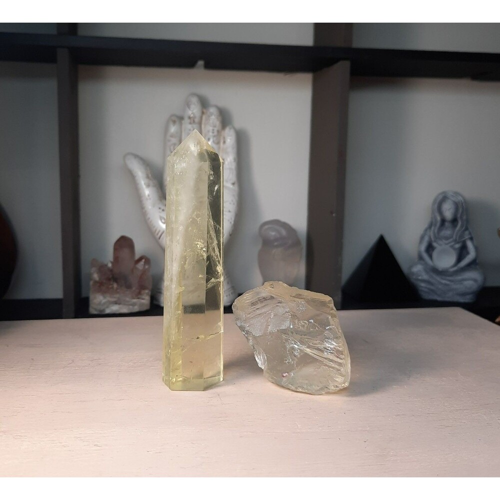 Rainbow Citrine Quartz Crystal Set - Picture 3 of 8